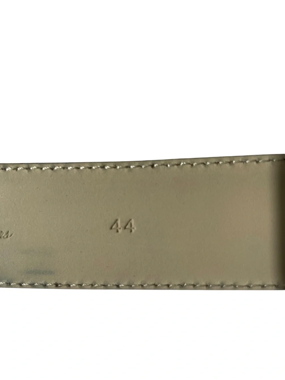 Brooks Brothers Pebbled Brown ITALIAN  LEATHER Belt Men's Sz 44 Silver Buckle